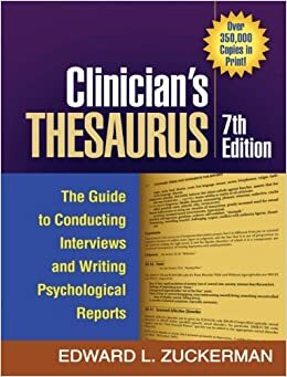 Clinician's Thesaurus by Edward L. Zuckerman