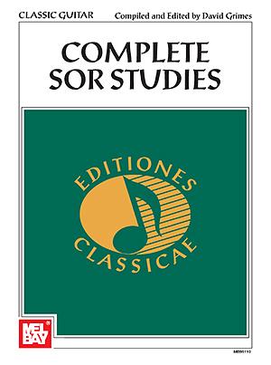 Mel Bay Complete Sor Studies for Guitar by David Grimes