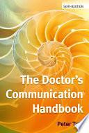 The Doctor's Communication Handbook by Peter Tate