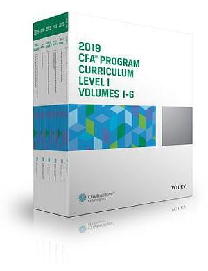 CFA Program Curriculum 2019 Level I Volumes 1-6 Box Set by CFA Institute, CFA Institute