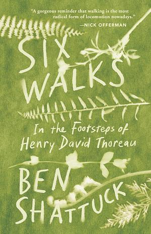 Six Walks: In the Footsteps of Henry David Thoreau by Ben Shattuck