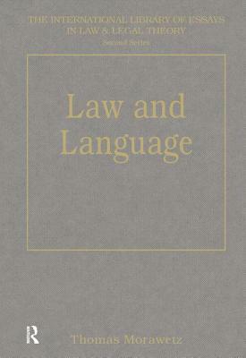 Law and Language by 