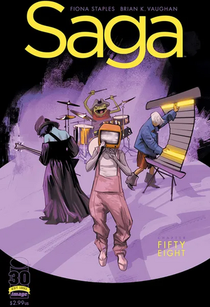 Saga #58 by Fiona Staples, Brian K. Vaughan