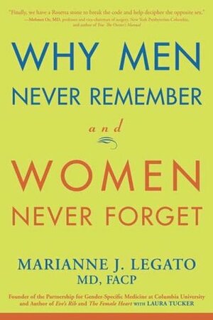 Why Men Never Remember and Women Never Forget by Marianne J. Legato, Laura Tucker