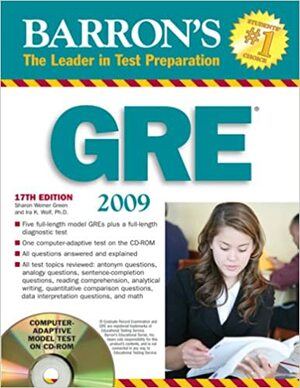 Barron's GRE with CD-ROM by Ira K. Wolf, Sharon Weiner Green