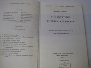 The Praktikos and Chapters On Prayer by Evagrius Ponticus