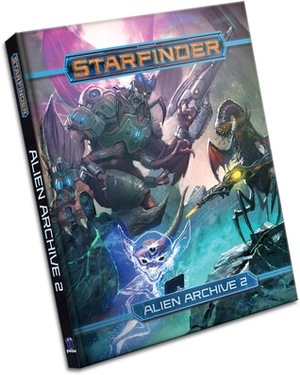 Starfinder: Alien Archive 2 by Roman Roland Kuteynikov, Mikko Kallio, Amanda Hamon Kunz, Lacy Pellazar, Adam Daigle, Eleanor Ferron, Kate Baker, Owen K.C. Stephens, James L. Sutter, Brian Duckwitz, Ron Lundeen, Helge C. Balzer, Alberto Dal Lago, Alexander Augunas, Stephen Rowe, David N. Ross, Alexandur Alexandrov, Adrian Ng, Matthias Kinnigkeit, Alexander Nanitchkov, Mark Moreland, David Álvarez, Jorge Fares, Ainur Salimova, Mary Jane Pajaron, Rob McCreary, James Jacobs, Raph Lomotan, Lyz Liddell, Chris Sims, Russ Taylor, Mirco Paganessi, Dave Melvin, Rodrigo Gonzalez Toledo, Víctor Manuel Leza Moreno, Joe Pasini, Matt Morris, John Compton, Jason Keeley, Remko Troost, Matias Tapia, Firat Solhan, Leonardo Borazio