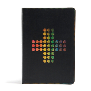 Rainbow Study Bible-NIV-Pierced Cross by 