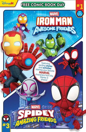 Iron Man & His Awesome Friends/Spidey & His Amazing Friends #1 by James Eason-Garcia, Steve Behling