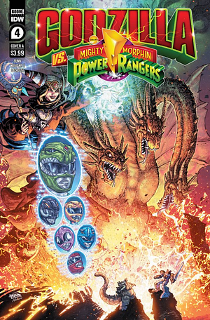 Godzilla vs. The Mighty Morphin Power Rangers #4 by Cullen Bunn