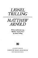 Matthew Arnold: With an Additional Essay, Matthew Arnold, Poet by Lionel Trilling