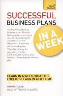 Successful Business Plans in a Week by Iain Maitland