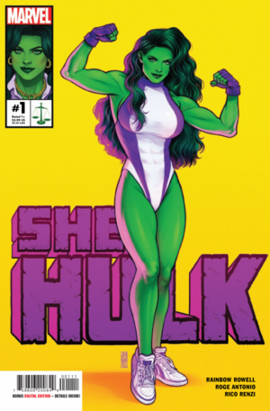 She-Hulk #1 by Rogê Antônio, Jen Bartel, Rainbow Rowell