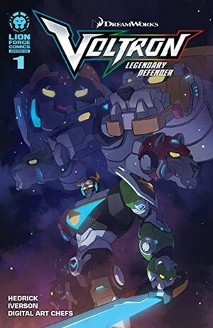 Voltron: Legendary Defender #1 by Mitch Iverson, Tim Hedrick, Digital Art Chefs