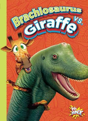 Brachiosaurus vs. Giraffe by Eric Braun