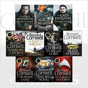 Bernard Cornwell The Last Kingdom Series 10 Books Collection Set (The Last Kingdom, The Pale Horseman, The Lords of the North, Sword Song, The Burning Land, Death of Kings, The Pagan Lord... by Bernard Cornwell