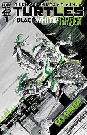 Teenage Mutant Ninja Turtles: Black, White, & Green #1 by Dave Baker, Paulina Ganucheau, Lorenzo Hall, Jesse Lonergan, Gigi Dutreix, Delcan Shalvey