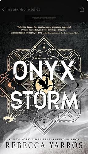 Onyx Storm by Rebecca Yarros
