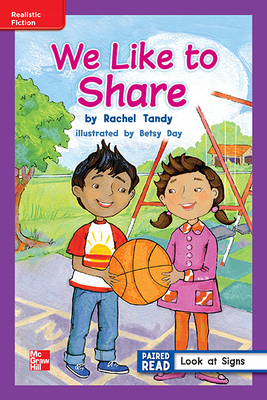 Reading Wonders Leveled Reader We Like to Share: Ell Unit 1 Week 1 Grade 1 by 