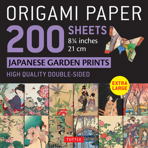 Origami Paper 200 Sheets Japanese Garden Prints 8 1/4" 21cm: Extra Large Tuttle Origami Paper: High-Quality Double Sided Origami Sheets Printed with 1 by 