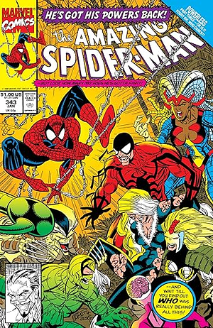 Amazing Spider-Man #343 by David Michelinie