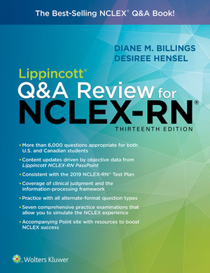 Lippincott Q&A Review for Nclex-RN by Diane Billings, Desiree Hensel