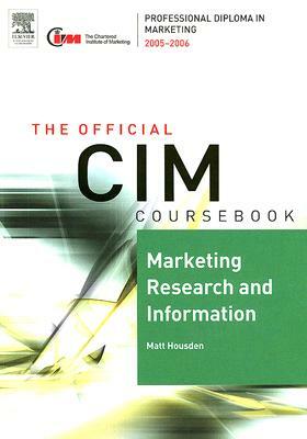 Marketing Research and Information by Matthew Housden