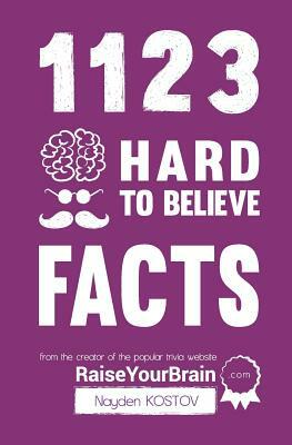 1123 Hard to Believe Facts: From the Creator of the Popular Trivia Website RaiseYourBrain.com by Nayden Kostov