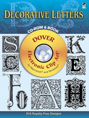 Decorative Letters CD-ROM and Book by Dover Publications Inc.