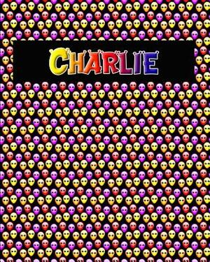 120 Page Handwriting Practice Book with Colorful Alien Cover Charlie: Primary Grades Handwriting Book by Sheldon Franks