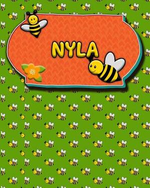 Handwriting Practice 120 Page Honey Bee Book Nyla: Primary Grades Handwriting Book K-2 by Buzz Schultz