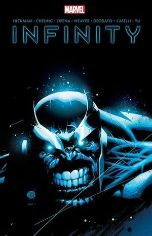 Infinity by Jason Latour, Adam Kubert, Nick Spencer, Dustin Weaver, Cory Petit, Ive Svorcina, Marco Checchetto, Edgar Delgado, Chris Eliopoulos, Guillermo Ortego, John Livesay, Frank Martin, Paul Mounts, David Curiel, Laura Martin, Rock-He Kim, Jonathan Hickman, Joe Sabino, Jerome Opeña, Sunny Gho, Justin Ponsor, Clayton Cowles, Dave Meikis, Rain Beredo, Mike Deodato Jr., Joe Caramagna, Gerry Alanguilan, Augustin Alessio, Mark Morales, Jim Cheung