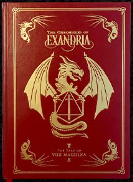 The Chronicles of Exandria: The Tale of Vox Machina Volume 1 Art Book by Matthew Mercer, Critical Role