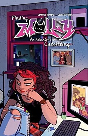 Finding Molly: An Adventure in Catsitting: A Graphic Novel for Artists and Cat Lovers by Maytal Gilboa, Jenn St. Onge, Justine Prado