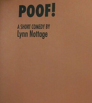 Poof! by Lynn Nottage