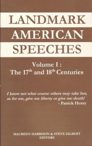 Landmark American Speeches by Maureen Harrison