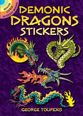 Demonic Dragons Stickers by George Toufexis