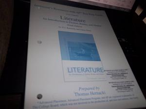 Literature an Introduction to Fiction, Poetry, and Drama: Instructor's Resources with AP* Test Prep Guide by X.J. Kennedy, Dana Gioia