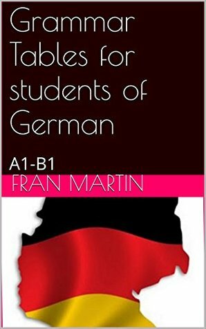 Grammar Tables for students of German: A1-B1 level by Fran Martin