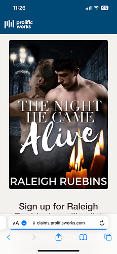 The Night He Came Alive (A Halloween Short) by Raleigh Ruebins