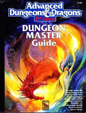 The Dungeon Master Guide, No. 2100, 2nd Edition by David Zeb Cook, Gary Gygax