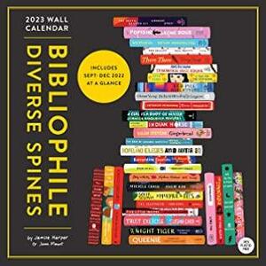 2023 Wall Cal: Bibliophile Diverse Spines by Jamise Harper, Jane Mount