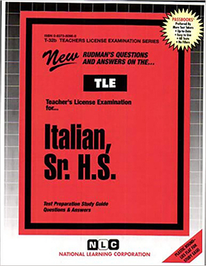 Italian, Sr. H.S.: Passbooks Study Guide by National Learning Corporation