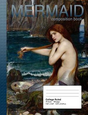 Mermaid Composition Book by Linda King