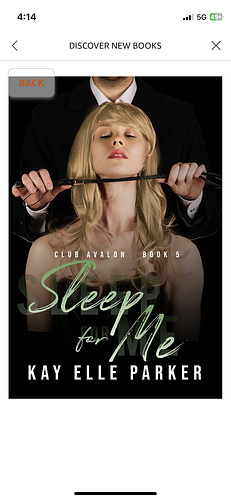 Sleep For Me: Club Avalon Book 5 by Kay Elle Parker