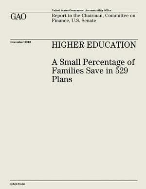 Higher Education: A Small Percentage of Families Save in 529 Plans (GAO-13-64) by U. S. Government Accountability Office