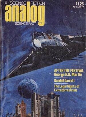 Analog Science Fiction and Fact, 1977 April by George R.R. Martin, Ben Bova