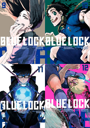 Blue Lock, Vol. 9 - Vol. 12 by Muneyuki Kaneshiro