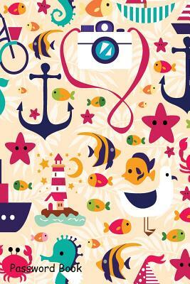 Password Book: Include Alphabetical Index with Aquatic Animal by 