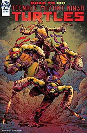 Teenage Mutant Ninja Turtles: Road To 100 by John Rauch, Andy Kuhn, Sophie Campbell, Cory Smith, Dan Duncan, Damian Couceiro, Ben Bishop, Tomi Varga, Megan Brown, Ronda Pattison, Michael Dialynas, Irene Koh, Dave Wachter, Brittany Peer, Brahm Revel, Cris Peter, Mateus Santolouco